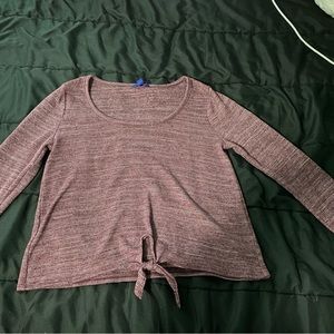 Aeropostale Tops | Tie front long sleeves